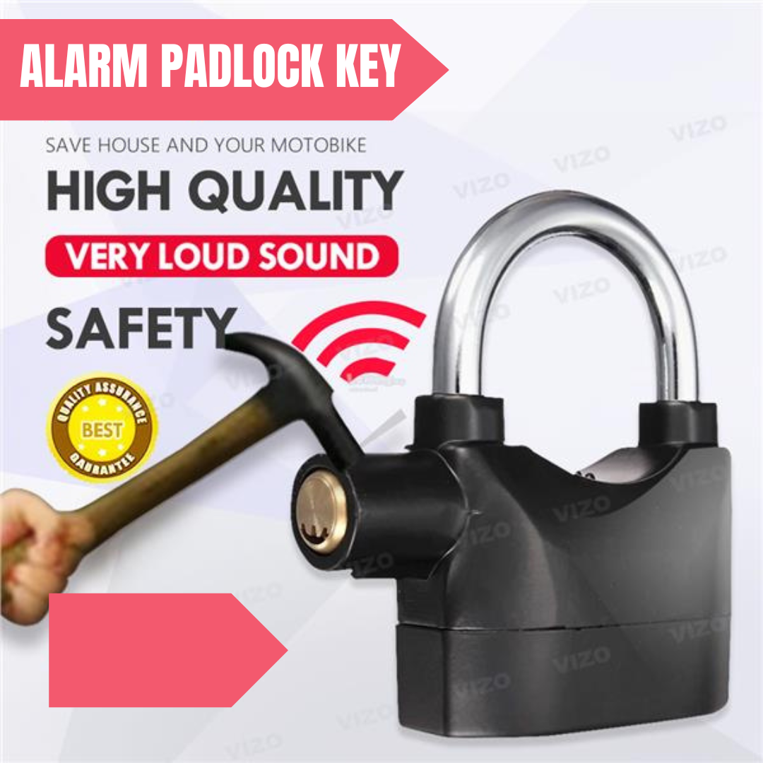 ALARM-PADLOCK-KEY